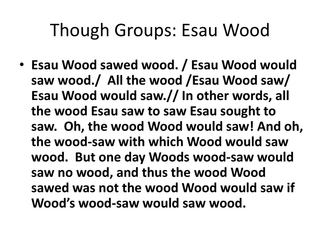 Esau wood shop